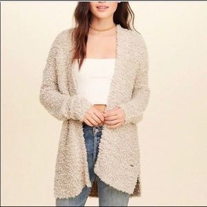Hollister Co Fuzzy Cardigan